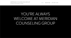 Desktop Screenshot of meridiancounselinggroup.com